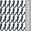 10X Hooks Wall Hanger Stainless steel Coat Hat Clothes Robe Holder Rack Hook Carousel 11