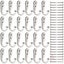 10X Hooks Wall Hanger Stainless steel Coat Hat Clothes Robe Holder Rack Hook Carousel 12