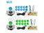 Arcade Joystick DIY Kit Zero Delay Arcade DIY Kit USB Encoder To PC PS3 Arcade Carousel 4