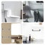 2pcs Safety Rail Wall Grab Bar Pull Shower Handle Bathroom 304 Stainless Steel Carousel 7