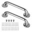 2pcs Safety Rail Wall Grab Bar Pull Shower Handle Bathroom 304 Stainless Steel Carousel 11