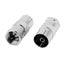 3pack F-Type Male to PAL Female Socket TV Antenna Cable Connector Adaptor Cor... Carousel 2
