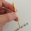 6 PCS Tiny Spoon Scoops Spoon For Filling Vials Spoon Pendants Necklace Metal Carousel 2