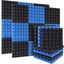 6pcs Black Acoustic Soundproofing Foam Studio Sound Absorption Panels Carousel 8