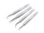 1 PC Precision Stainless Steel Anti-static Tweezers DIY Tool Carousel 4