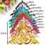1 Piece Gold Sequined Appliques Iron On Embroidered Patches Cosplay Costumes Carousel 1