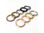 Metal Spring Gate O Ring Openable Leather Bag Belt Strap Buckle Keyring Carousel 5