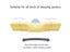 Comfortable Cervical Orthopedic Pillows Latex Neck Care Memory Foam Sleeping Carousel 5