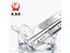 KAK 10"-22" Stainless Steel Three-Section Drawer Rails Furniture Hardware Carousel 7