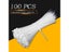 100pcs/bag Cable Tie Self-locking Plastic Nylon Tie White Organiser Fasten Carousel 3