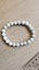 Howlite crystal bracelet 16cm Carousel 3