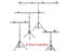 Photography Photo Studio T-Shape Backdrop Background Stand Frame Support System Carousel 3