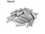 POWGE D-Shaft Grind Flat 45#/S45C/1045/C45 Carbon Structural Steel Rod Linear Carousel 7