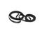GKTOOLS C-13 3D Printer GT2 6mm Closed Loop Rubber 2GT Timing Belt Length 660 Carousel 4