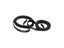 GKTOOLS C-13 3D Printer GT2 6mm Closed Loop Rubber 2GT Timing Belt Length 660 Carousel 5