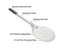 PizzAtHome 7/ 8/ 9 Inch Perforated Pizza Turning Peel Pizza Shovel Aluminum Carousel 6