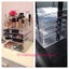 Acrylic makeup / cosmetic storage containers Carousel 9