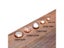 1pc 12MM Dia 5MM Thk 40 Grain Silicone Rubber Kitchen Cabinet Door Pad Self Adh Carousel 6