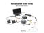 Jansite 7 Inch AHD 1080P Car Monitor Rear View Camera Aviation Head Waterproof Carousel 8