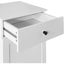 White Bathroom Cabinet With Laundry Basket And Drawer Carousel 5