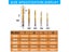 HSS Titanium Machine Tap Drill 3 Flute For M3 M8 Spiral Point Carousel 5