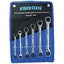 Metric ratchet spanner set double ring 6pc set 8mm - 19mm 72 teeth BERGEN AT501 Carousel 1