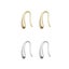 18K Gold Minimalist Teardrop Earrings "Bevina" (15mm) Carousel 5