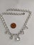 Vintage art deco c1930s diamante NECKLACE 39.5cm long Carousel 6