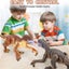 Remote Control Dinosaur Toys for Boys with Roaring Sound Light Up-3701 Brown Carousel 6