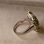 LARGE STERLING SILVER PERIDOT RING Carousel 3
