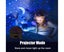 LED Starry Night Sky Projector Lamp, Rotation Star Projector Night Light Ki Carousel 6