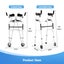 Medical Mobility Walker Adult Walking Frame Carousel 11