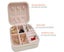 Mini Jewelry Travel Case, Portable Jewelry Box Travel Mini Storage Organize Carousel 3