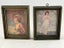 Vintage Pair Of Framed Miniature Prints Carousel 4