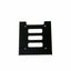 Black Bracket HDD Mounting Adapter Rack Dock Tray 2.5" SSD to 3.5"Bay Hard Drive Carousel 4