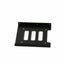 Black Bracket HDD Mounting Adapter Rack Dock Tray 2.5" SSD to 3.5"Bay Hard Drive Carousel 6