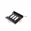 Black Bracket HDD Mounting Adapter Rack Dock Tray 2.5" SSD to 3.5"Bay Hard Drive Carousel 7