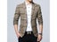 Men's Spring Autumn Blazer Suit Jacket 5XL AF603 Slim Business Casual Carousel 1