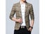 Men's Spring Autumn Blazer Suit Jacket 5XL AF603 Slim Business Casual Carousel 5