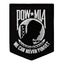 POW-MIA PATCH VIETNAM WAR embroidered iron-on BLACK military veteran emblem Carousel 1