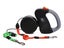 Dual Untangle Dog Leashes Two Dog Reflective Retractable Pet Leash Black Carousel 11