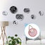 40x Disc Plate Hangers Picture Hanging Self Adhesive Stick on Invisible Hooks Carousel 5