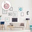 40x Disc Plate Hangers Picture Hanging Self Adhesive Stick on Invisible Hooks Carousel 6