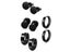 1 Pair Punk Black Multiple Styles Stainless Steel Stud Earrings For Men And Carousel 5