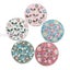 Floral Round Foldable Table Hook Bag Handbag Hanger Holder Tote Purse Metal Carousel 6