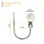 2Pcs Silver Metal Crystal Curtain Holdback Wall Tie Backs Hooks Holder Hanger Carousel 2