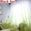 Gradient Color Window Curtain For Living Room Sheer Fabric Kitchen Green Tulle Carousel 2