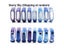 BOORUI Miband 2 Accessories Mi Band 2 Strap Colored Special Silicone Strap Belt Carousel 3