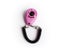 1PC Pet Cat Dog Training Clicker Plastic New Dogs Click Trainer Aid Adjustable Carousel 1