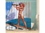 Customized Anime Sexy 3D Printed Shower Curtain Vintage American Girl Beauty Carousel 4